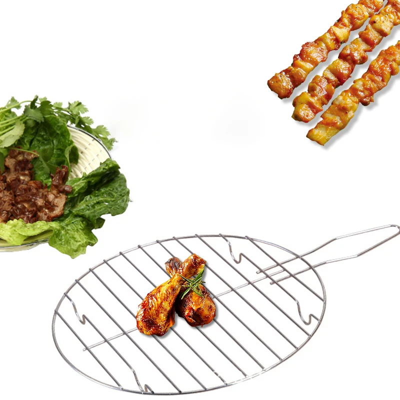 Stainless Steel Cooking Wire Net Outdoor Cook Accessories Pinic Meshes