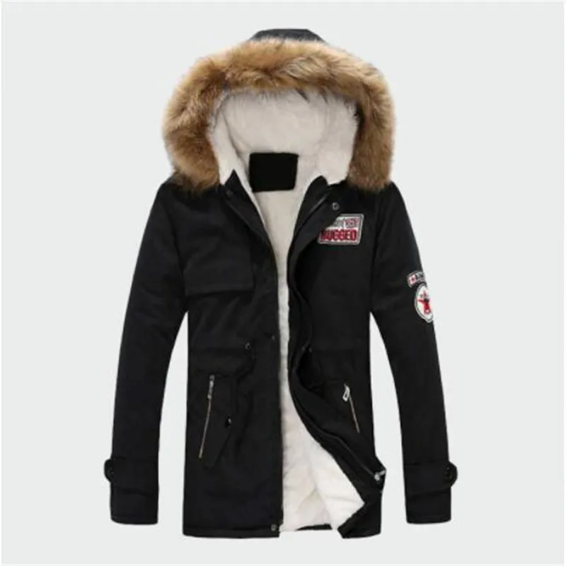 Men's Thick Winter Coats Warm Male Jackets Padded Casual Hooded Thermal Parka New Men Overcoats Mens Brand Clothing M-3XL ML073