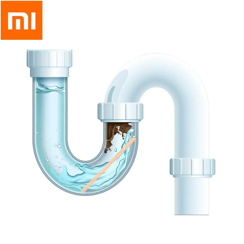 

Xiaomi Youpin 24pcs Pipe Channel Cleaning Rod Dredge Pipe Cleaning Kitchen Toilet Decontamination Deodorant Bar Deodorant Stick