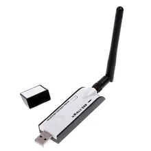 1 шт. мини USB 802.11b/g/n 300 м беспроводной LAN Wifi адаптер со Съемной Антенной Сетевая карта