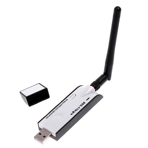 Mini USB 300M Wireless LAN Wifi Adapter with Detachable Antenna Network Card 