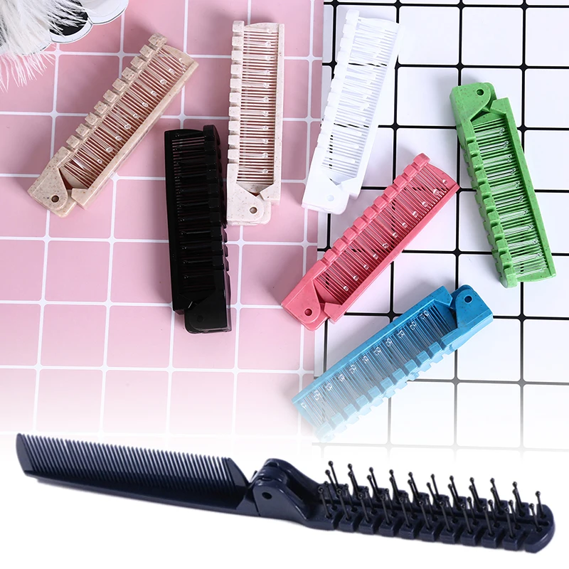 

Beauty Tool Accessories Cosmetic Salon Anti-Static Combing Folding Hairdressing Folding Hair Brush Comb For Women Girl