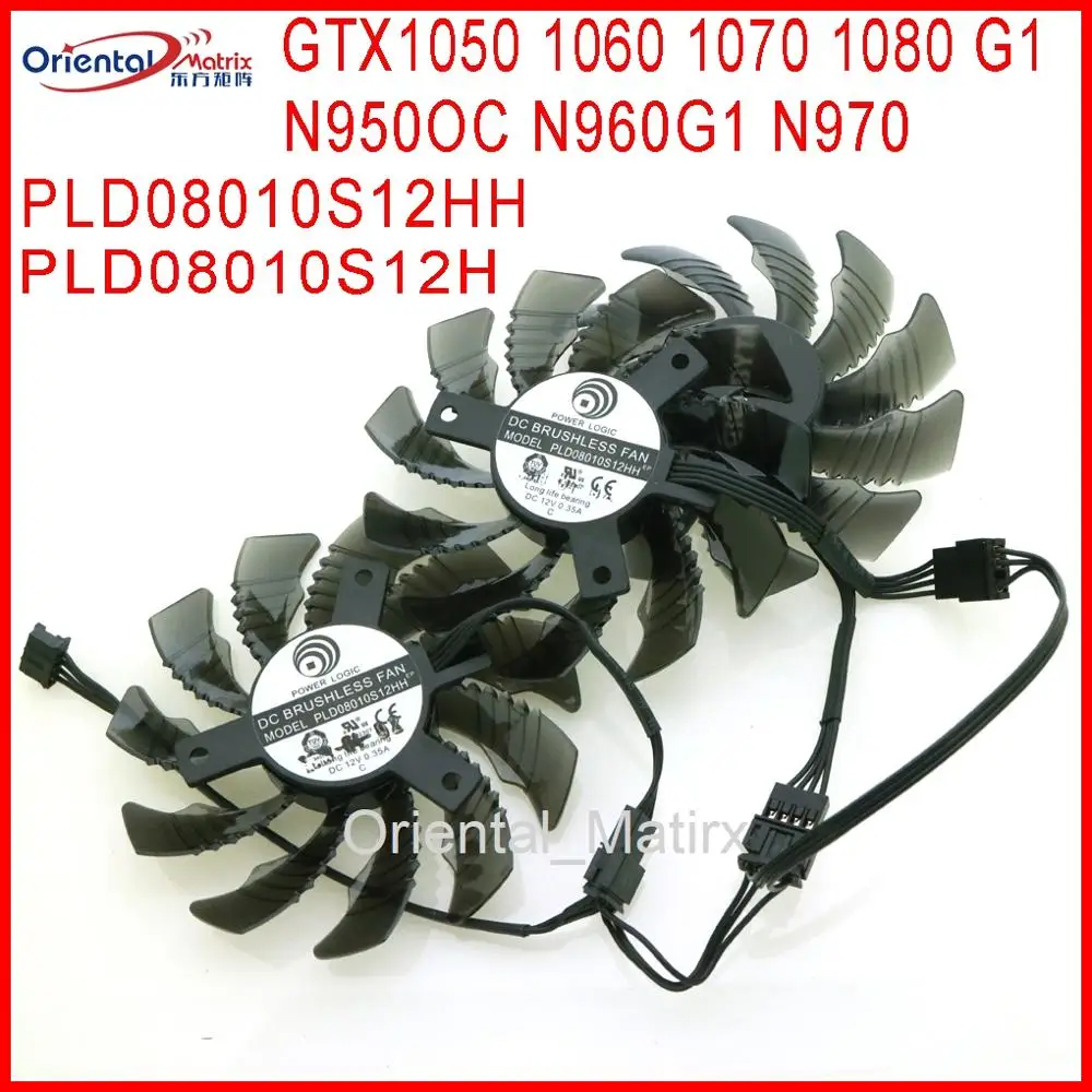 Вентилятор для видеокарт GPU VGA DC 12 В 75 мм Gigabyte GTX1050 1060 1070 1080 G1 N950OC N960G1 N970 охлаждающий
