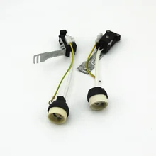 2 шт./партия, 2 шт., гнездо, базовый разъем, керамический держатель, проводка лампы для GU10, база, галогенные розетки или GU10 светодиодный лампочка