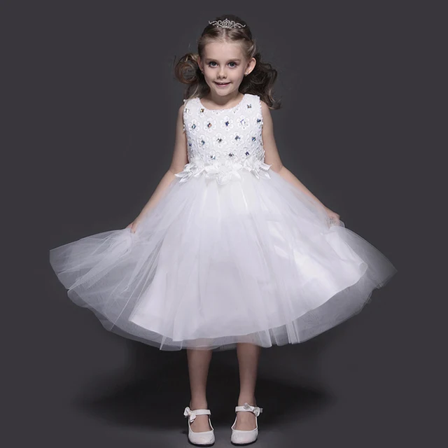 White Holiday Princess Dress