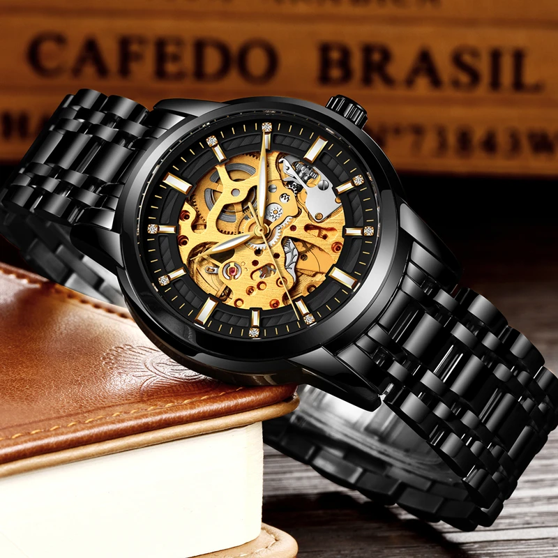 

LIGE Watch Men Business Waterproof Clock Mens Watches Brand Luxury Fashion Casual Sport Mechanical Wristwatch Relogio Masculino