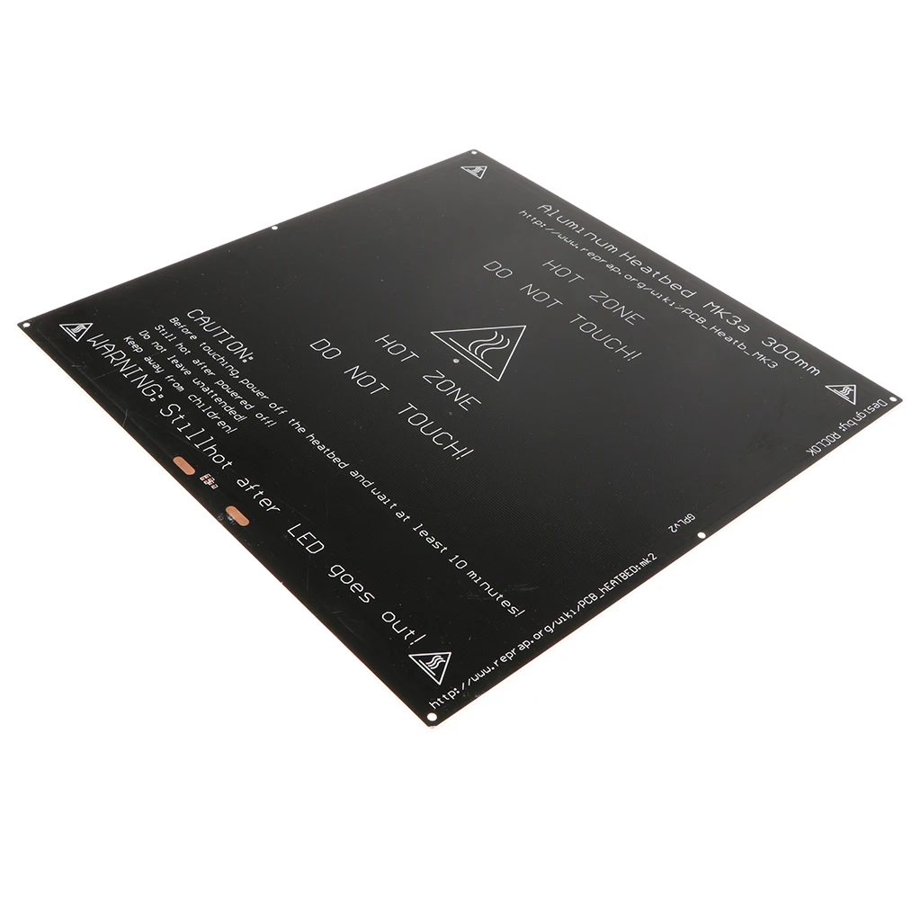 Heated Bed 300x300 Aluminium PCB Heatbed 12v 24v Heat bed for MK3 3D Printer