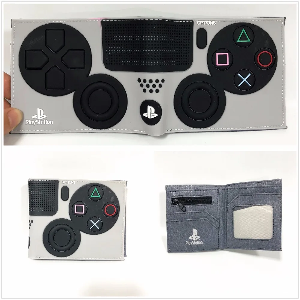 

W957Q 2018 Hot Game PlayStation Wallet Short PVC Purse Credit Card Holder 3D Touch