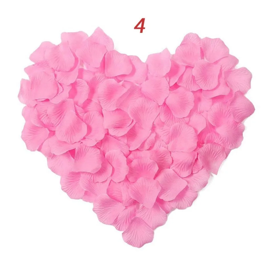 Rose Petals Wedding Accessories 1000 pieces / lot Cheap Petalas Artificiais Rose Petals Flowers Wedding Decoration Beautiful