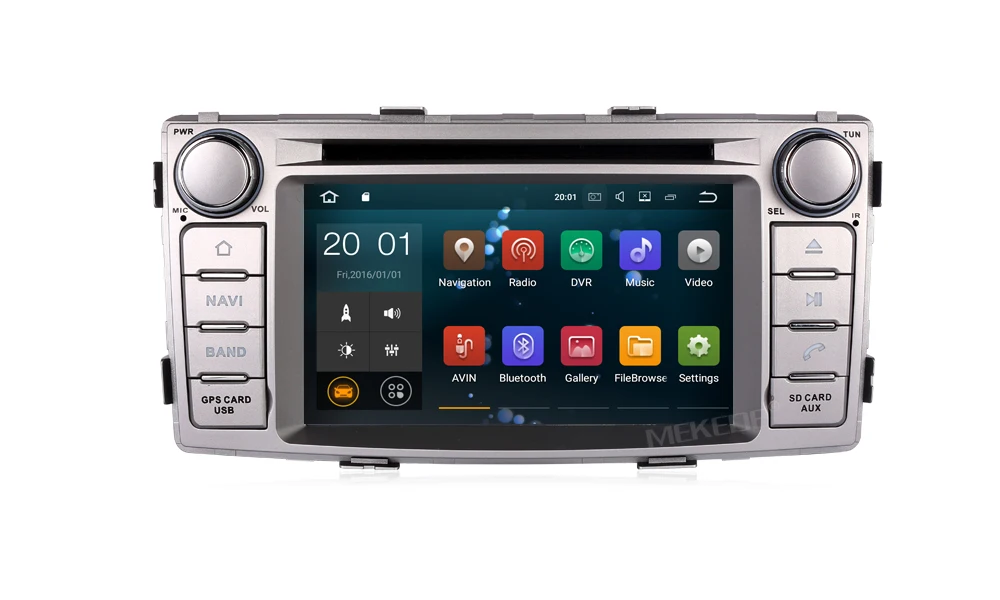 Discount PX3 Android 7.1 2G RAM CAR DVD FOR TOYOTA HILUX / Fortuner 2012-2015 car audio gps player stereo head unit Multimedia build in 10