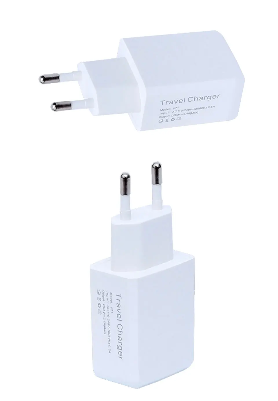 Dual USB Mobile Phone Charger 5V 2A European standard EU USA Plug Universal For IPhone Samsung HTC Xiaomi EUR phone Tablet (7)