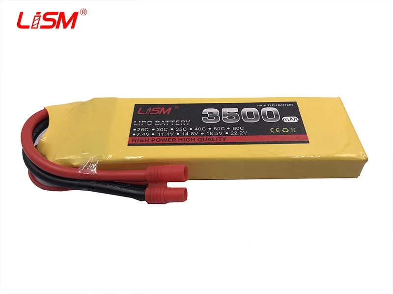 

RC lipo battery 2S 7.4v 3500mAh 60C For RC Airplane Quadcopter Helicopter Drone Li-ion battery 2S Max120#40y29