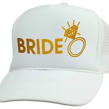 Заказная Золотая Команда Невеста и подружки невесты девичник Mesh Trucker бейсболки для дальнобойщика шапки вечерние сувениры