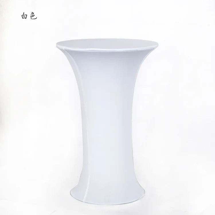 Online Get Spandex Table Cloths Aliexpress Alibaba Group New Arrival Stretch Bistro Table Cloth Lycra Spandex Tail Covers Hotel Bar Wedding Decoration