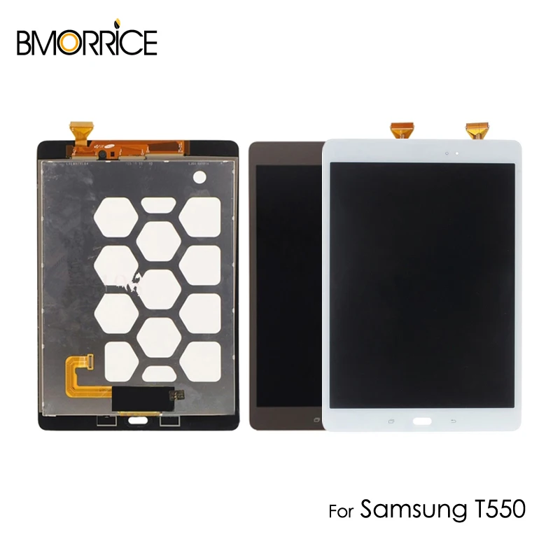 

LCD Display For Samsung Galaxy Tab A SM-T550 T550 T551 T555 Touch Screen Digitizer Full Assembly White Black 9.7 inch