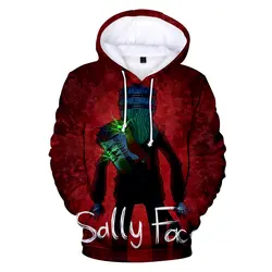 Новый стиль Sally Face 3D толстовки женские мужские толстовки пуловеры 2019 повседневные 3D топы Sally Face 3D толстовки женские толстовки XXS