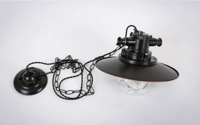 Nordic Ретро светодиодный Кулон из легкого металла промышленных клетке Edison Лофт лампа Обеденная Cafe украшение для дома, ресторана лампы