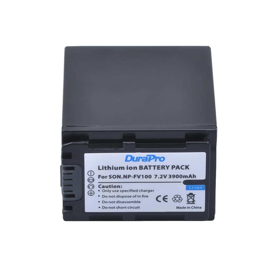 2x3900 mAh NP FV100 батарея + двойное зарядное устройство для Sony DCR DVD103 XR100 HDR XR550/E XR350/E