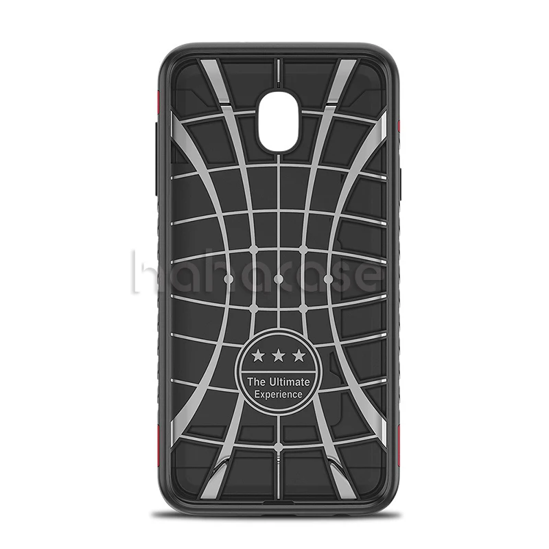 Flash Deal 500pcs Soft TPU Hard PC With Card Slot Holder Case For Samsung J3 J5 J7 2016 2017 J4 J6 J8 2018 Heavy Duty Metal Kickstand Cover 8