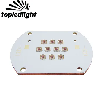 

Topledlight High Power 30W Epileds Chip 42MIL Red 620-625nm 22-28V 350-700mA DIY LED Light Emitter For Palnt Grow Led Lamp Light
