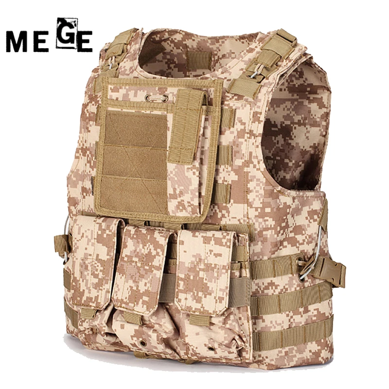 MEGE Tactical Vest 14 Colors, Military SWAT CS Equipment, Multicam Typhon Molle Vest, 600D Oxford Colete Tatico Hunting Vest