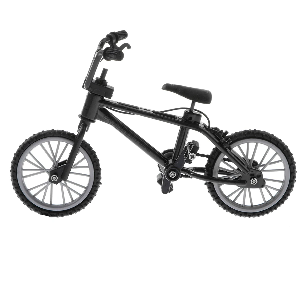 Finger Bike, Miniature Mountain Bicycle Toys For Children Boys Extreme Sports Gift - Black