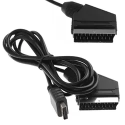 2019 горячий черный 1,8 м/6FT кабель RGB Scart AV стерео ТВ для Playstation PS2 Slim Line игровой консоли игры дополнительные кабели