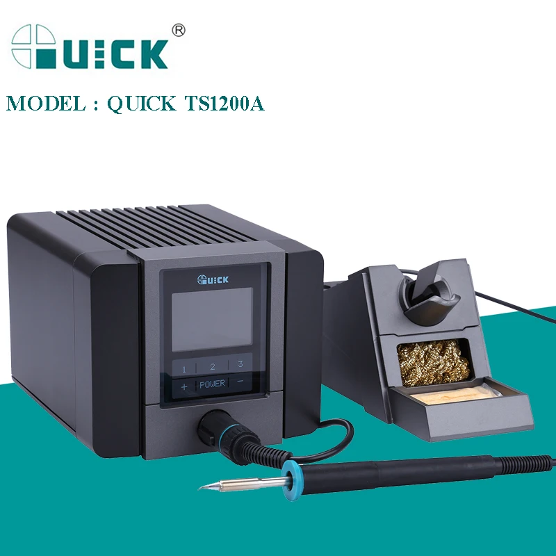 QUICK TS1200A 120 Вт Бессвинцовая паяльная станция интеллектуальный Электрический
