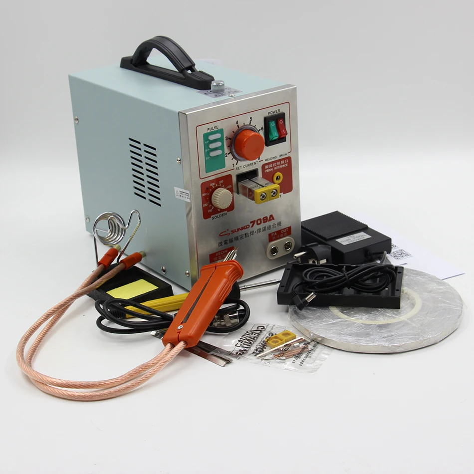 SUNKKO 709A 220V 1.9kw Spot Welder with welder pen,Spot Welder for ...