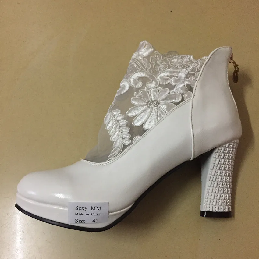 Women High Heel Shoes Platform Pumps Woman High Heels Party Wedding Shoes Ladies Kitten Heels Plus Size 34 - 40 41 42 43