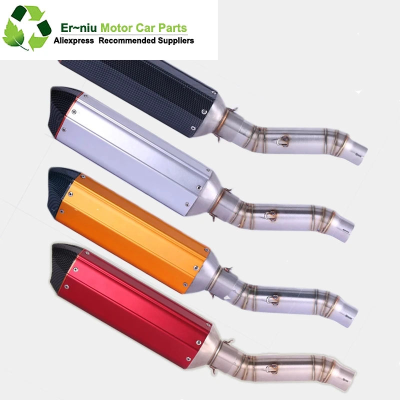 

CBR300R Motorcycle Exhaust Full System CONTACT middle link pipe + muffler slip on for HONDA CBR300 CBR300RR
