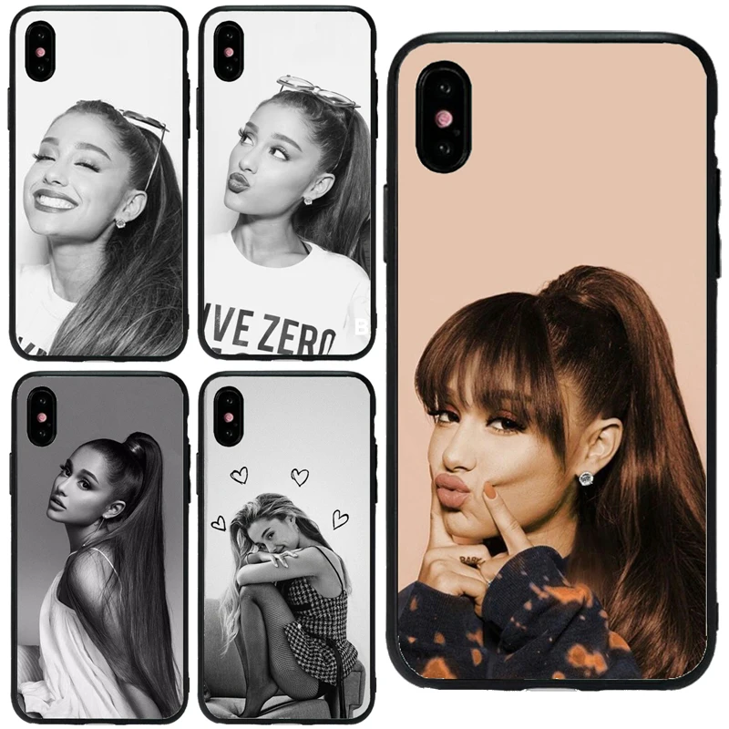 

Ariana Grande AG Rainbow Sweetener Soft Phone Cases Cover For iPhone 11 11Pro MAX XS MAX XR X 6 6S 7 8 Plus 5S SE 10 cover capa