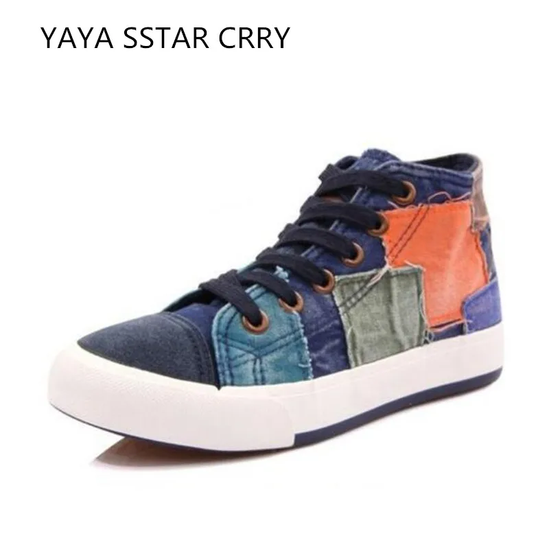 Prix pour Printemps et d'été femmes chaussures 2017 nouvelles chaussures de toile femelle chaussures couleur correspondant chaussures de sport plat unique studen Prix pour Printemps et d'été femmes chaussures 2017 nouvelles chaussures de toile femelle chaussures couleur correspondant chaussures de sport plat unique studen