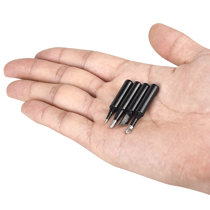 Jcd soldering iron tips black Pure copper soldering tip 5pcs/set 900M-T Lead-free welding solder rework tools accessories