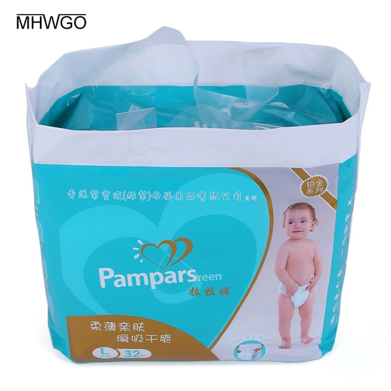 

MHWGO Baby Diapers Diapers For Newborns Skin-friendly Cotton Surface Easy to Replace Fast Absorption And Dry Soft Breathable