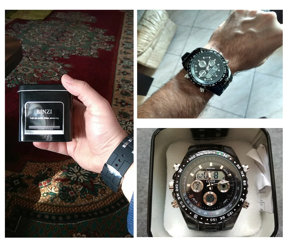 Relogio Masculino роскошные спортивные часы для мужчин светодиодные цифровые армейские часы водонепроницаемый двойной дисплей аналоговые наручные часы Топ часы для мужчин
