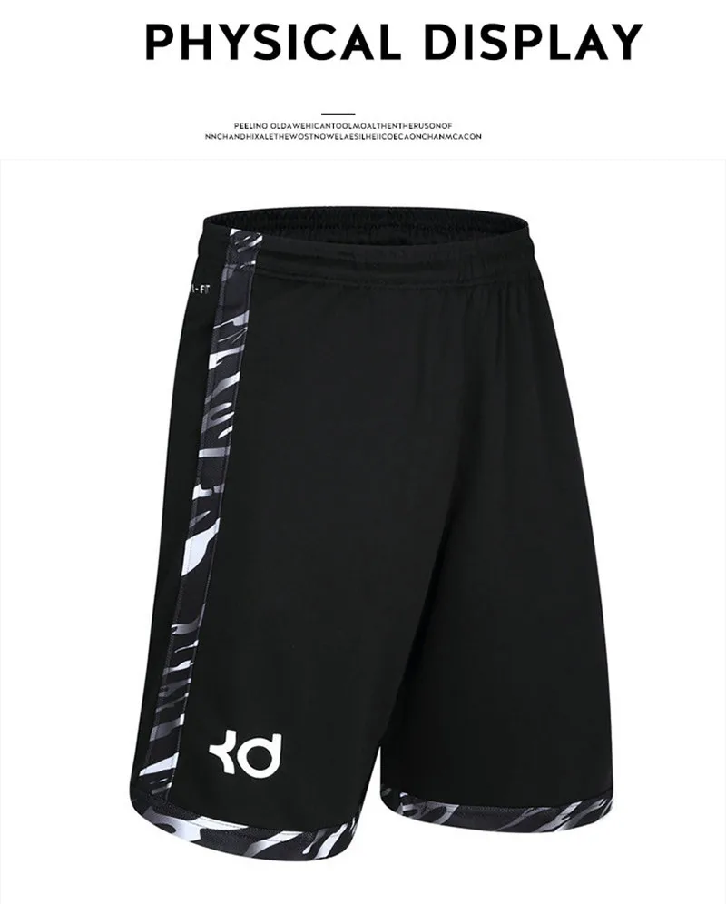 Спортивные мужские шорты для занятия баскетболом с принтом, дизайн для тренировок, пляжа, баскетбола, бега, спортивные шорты, свободные, половина длины, размера плюс, с двойным карманом