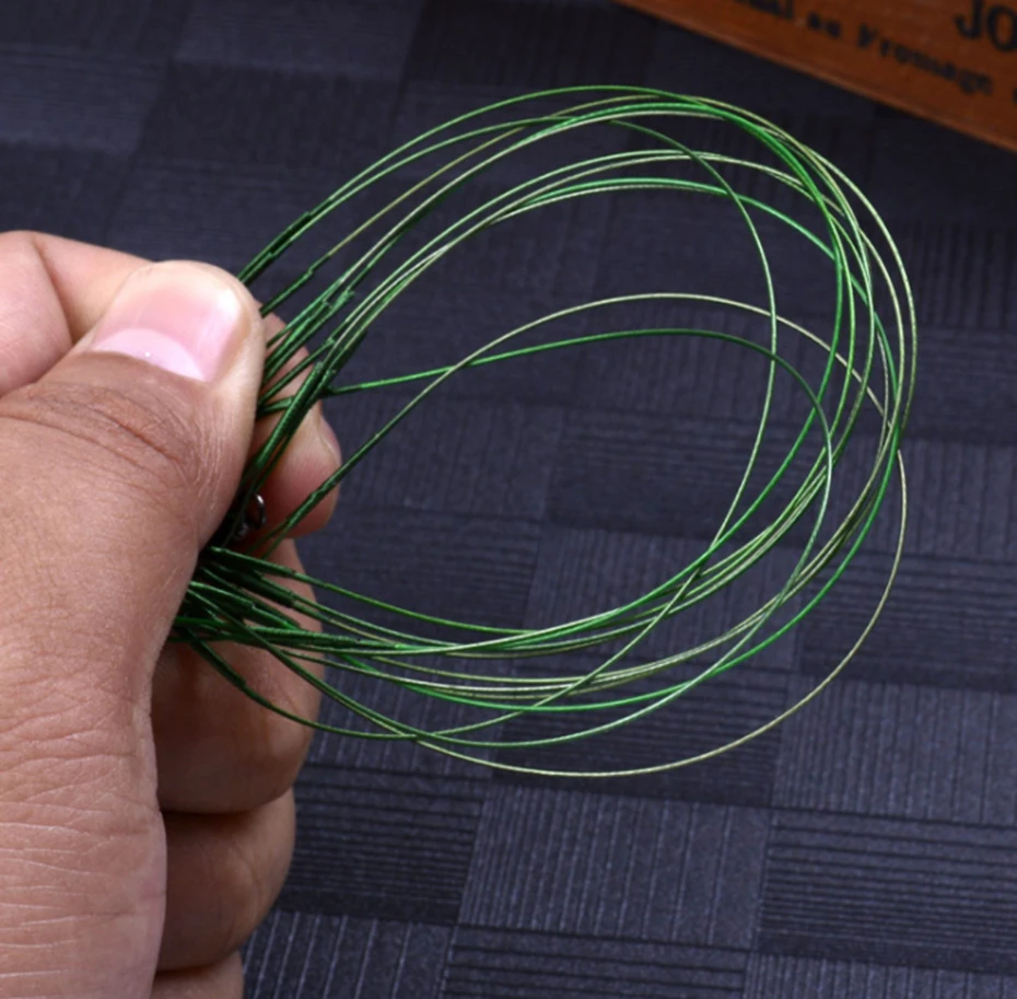 YINGTOUMAN 2PCS/LOT 15 cm/20 cm Wire Front Anti-bite Line Pin 8 Word Connection Ring Fake Bait Fishing Supplies | Спорт и