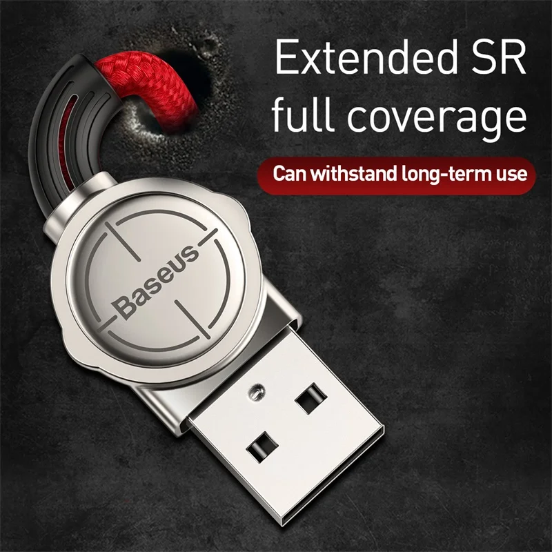 Baseus كابل يو اس بي ل فون XS ماكس XR X 8 7 6 6 S SE باد 2.4A سريع شحن شاحن سلك الحبل 90 درجة بيانات الهاتف المحمول كابل