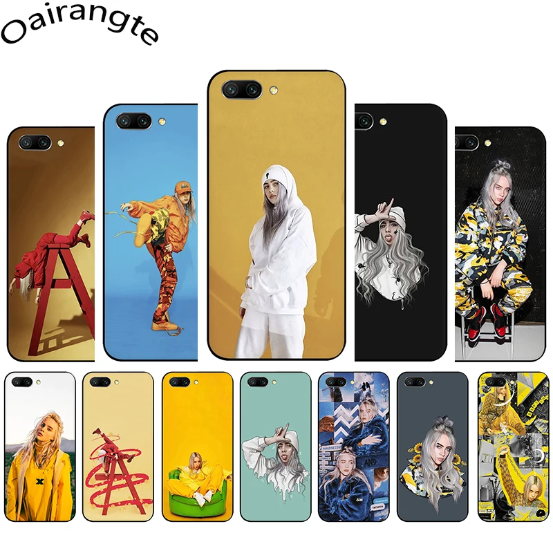 

Billie Eilish Hot Music Singer Soft Silicone Phone case for Huawei Honor 6A 7A 7C 7X 8C 8X 8 9 10 Lite view 20 9X Pro