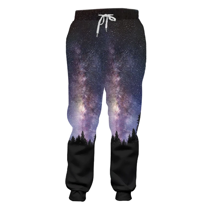 OGKB Модные мужские/wo мужские повседневные длинные штаны Harajuku Nightfall Space 3D печатные спортивные штаны-шаровары Хип-хоп спортивные штаны 5XL