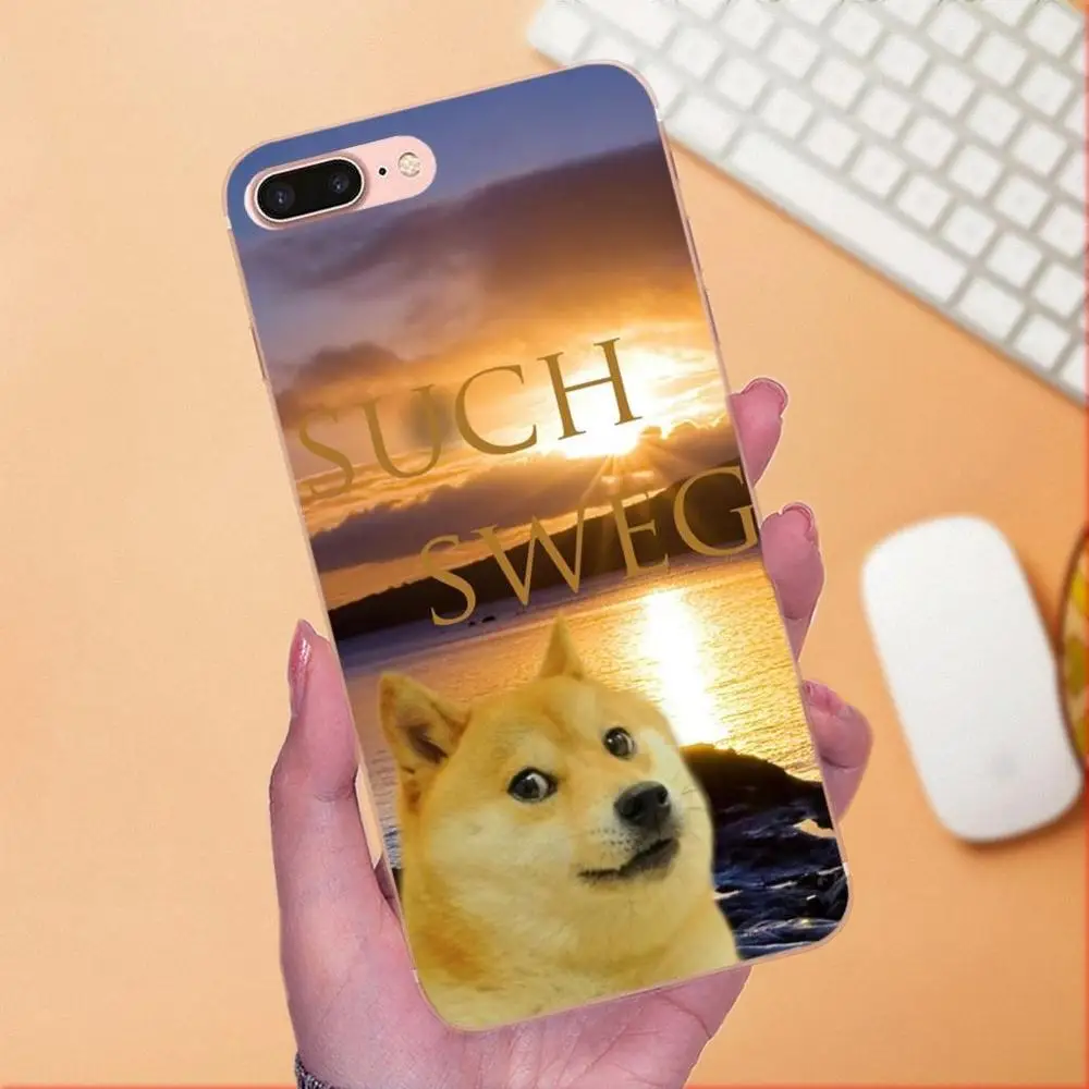 Брашвуд Doge Сиба ину Сделай Сам красивый для Apple iPhone X XS Max XR 4 4S 5 5C 5S SE 6 6S 7 8 Plus Мягкий