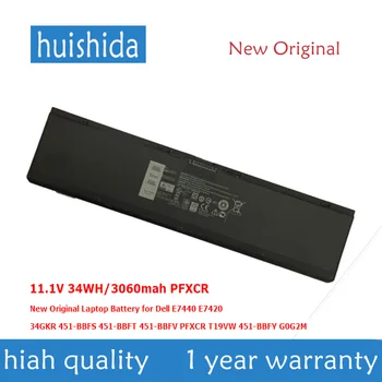 

11.1V 34WH PFXCR New original laptop battery for Dell E7440 E7420 451-BBFT/BBFV/BBFY 451-BBFS 34GKR T19VW series