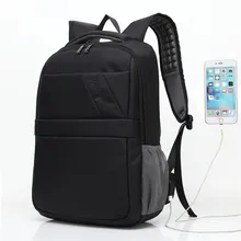 Для мужчин и женщин 15,6 дюймов ноутбук рюкзак противоударный унисекс двойной плечо USB школьные ранцы тетрадь компьютер чехол для переноски