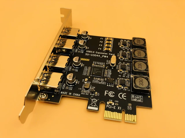 Extraordinary Offers New USB 3.0 4Port PCI-E Card USB3.0 HUB PCI Exprss PCI-E to USB 3.0 Expansion Card Adapter 5Gbps For Desktop Computer Components Extraordinary Offers New USB 3.0 4Port PCI-E Card USB3.0 HUB PCI Exprss PCI-E to USB 3.0 Expansion Card Adapter 5Gbps For Desktop Computer Components