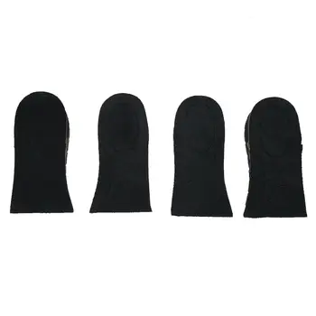 

4 x PVC Sole growing heel black for women men 5cm