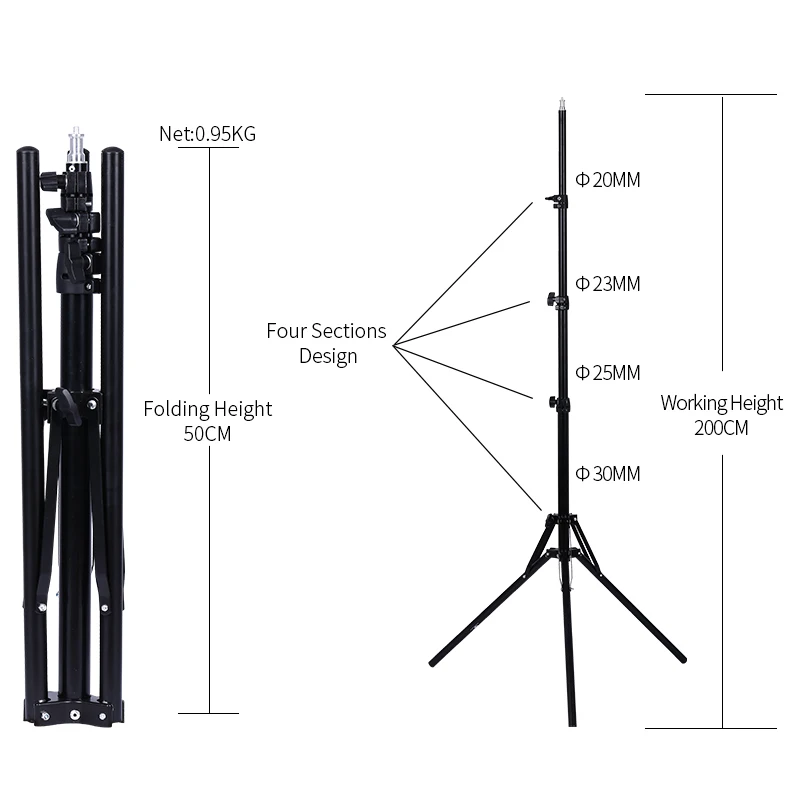 1,84 м светильник штатив с 1/4 винтовой головкой для студии софтбокс вспышка Зонты отражатель светильник вспышка лампа