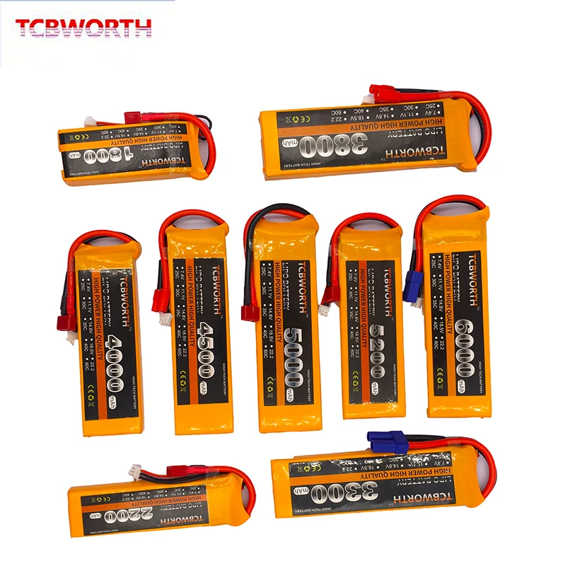 Аккумулятор LiPo 2S 7 4 В 3500 мАч 3800 4200 5000 30C 40C 60C для радиоуправляемого самолета