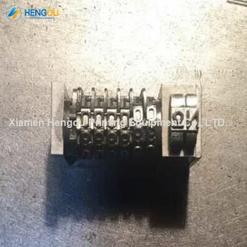 

1 Piece 6 digits 4x8 backward full steel numbering machine jump 543210 with 2 bits sinkable zero adjustable