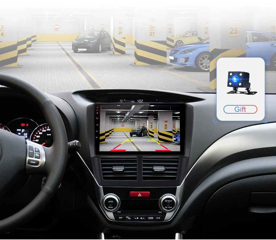 Sale AWESAFE 2din Android 8.1 Car Radio Multimedia video player gps navi For Subaru Forester 3 2007 2008 2009 2010 2011 2012 2013 10